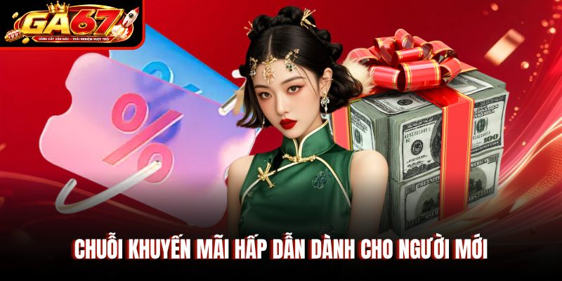 Chuỗi khuyến mãi hấp dẫn dành cho người mới