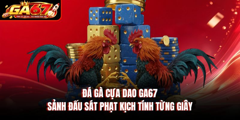 Đá Gà Cựa Dao GA67 - Sảnh Đấu Sát Phạt Kịch Tính Từng Giây